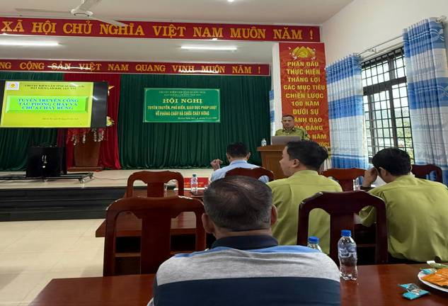 Tuyên truyền phổ biến, giáo dục pháp luật về quản lý, bảo vệ rừng và phòng cháy, chữa cháy rừng