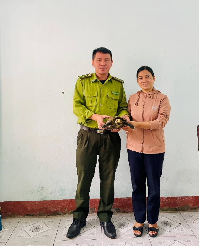 BA TƠ: TIẾP NHẬN 01 CÁ THỂ ĐỘNG VẬT RỪNG NGUY CẤP, QUÝ, HIẾM